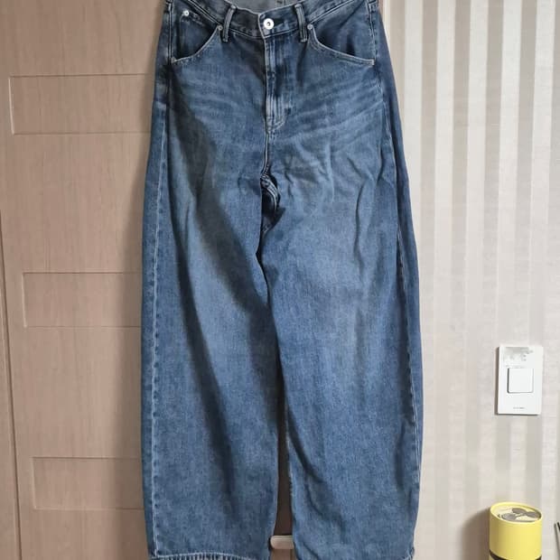 유니클로 베기커브진 택포