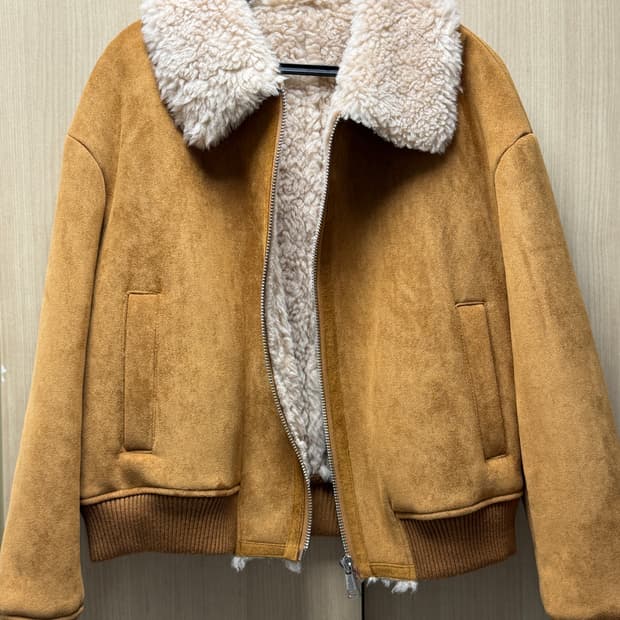 리얼양털 무스탕