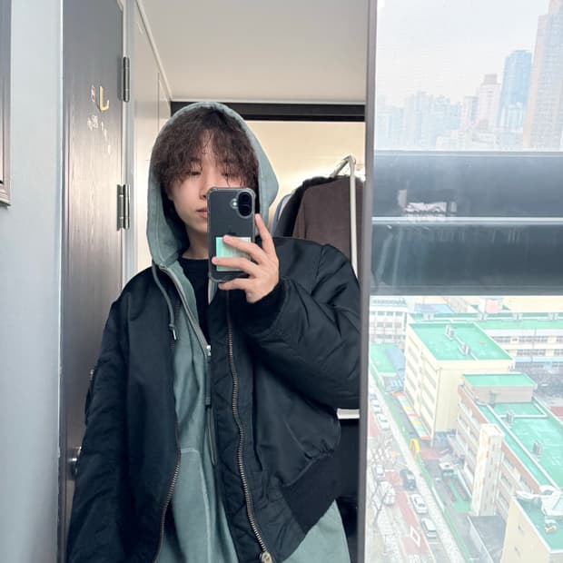 (XL) 알파 인더스트리 USA 빈티지 MA-1 블랙