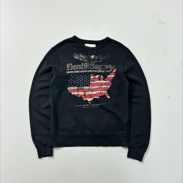 데님앤서플라이 성조기 스웻셔츠 