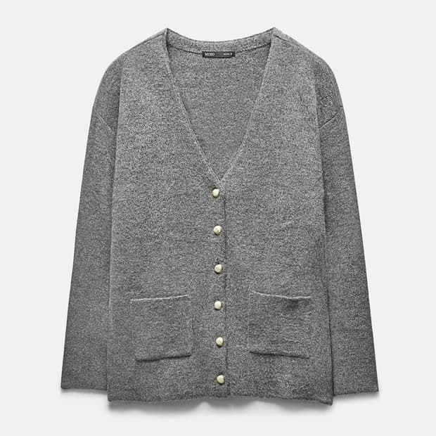 [삽니다] 미쏘 브이넥 오버핏 가디건 그레이 66