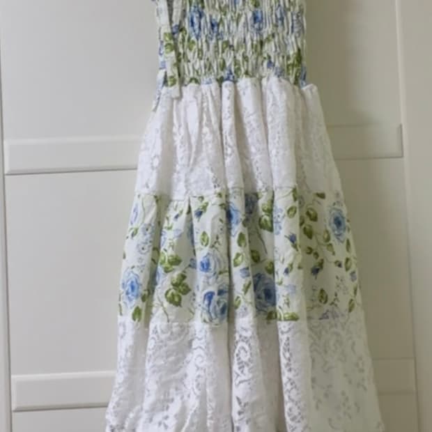 대대장 모리걸 패치워크 원피스 판매 코코모리