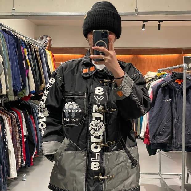 빈티지 올드스쿨 파이어맨 자켓