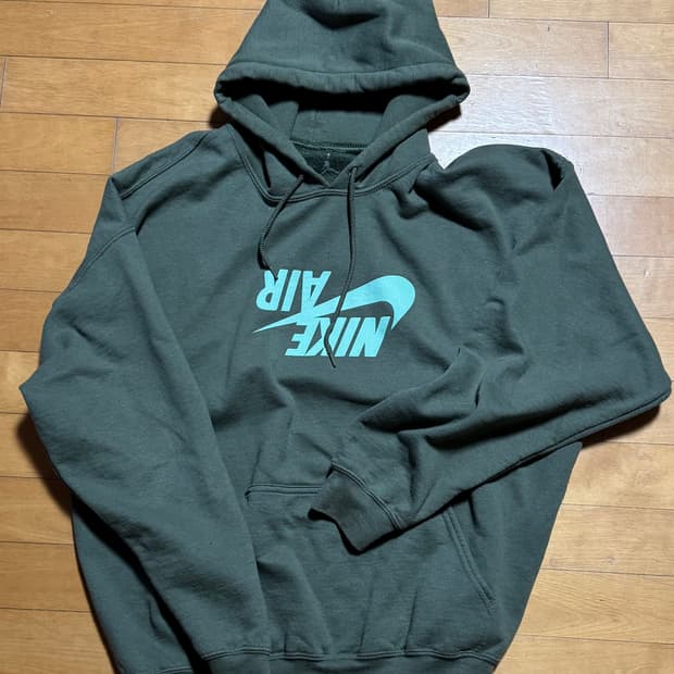 XL) 나이키 x 트레비스 스캇 역스우시 후드티 올리브