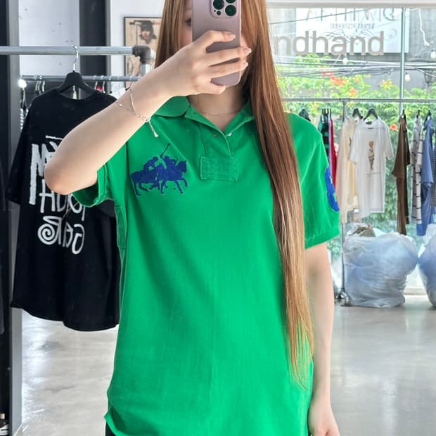 폴로랄프로렌 빅포니 넘버링 커스텀핏 Pk반팔티