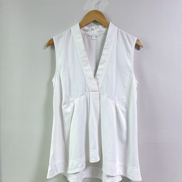 Cos white sleeveless