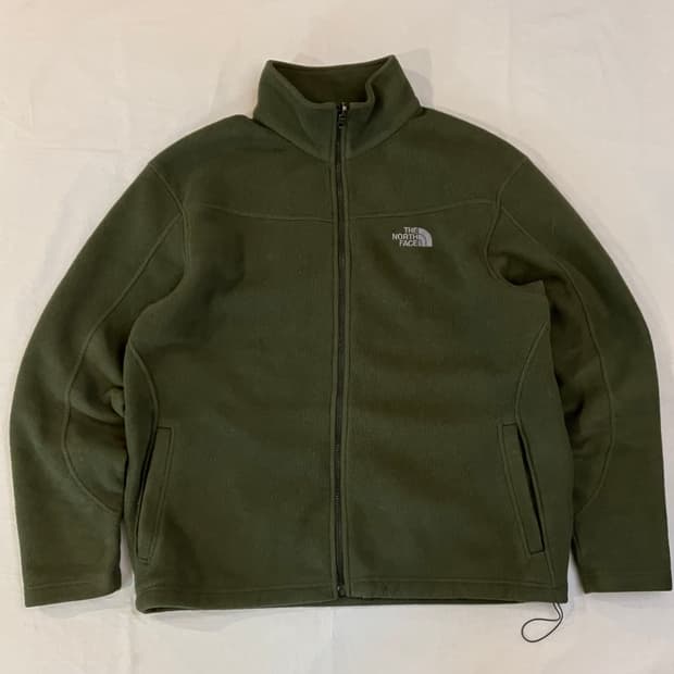 노스페이스 빈티지 폴라텍 후리스 집업 카키 올리브
