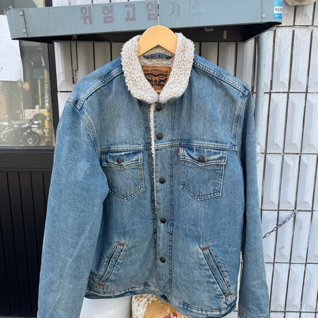 levi.s 오렌지 탭 쉐르파 자켓 