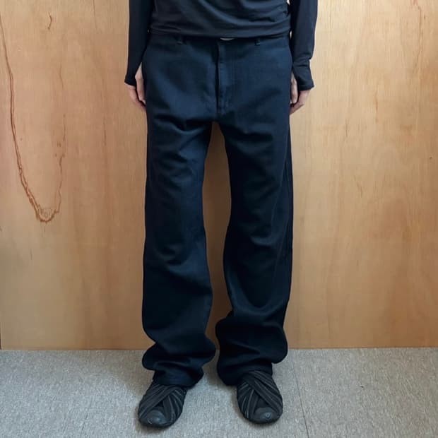 꼼데가르송 옴므 스트레이트 울 팬츠