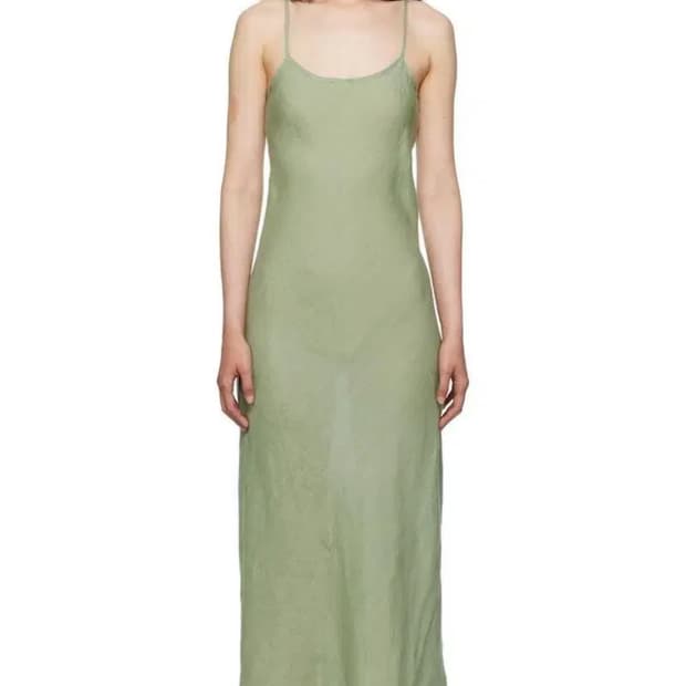 baserange dydine green dress