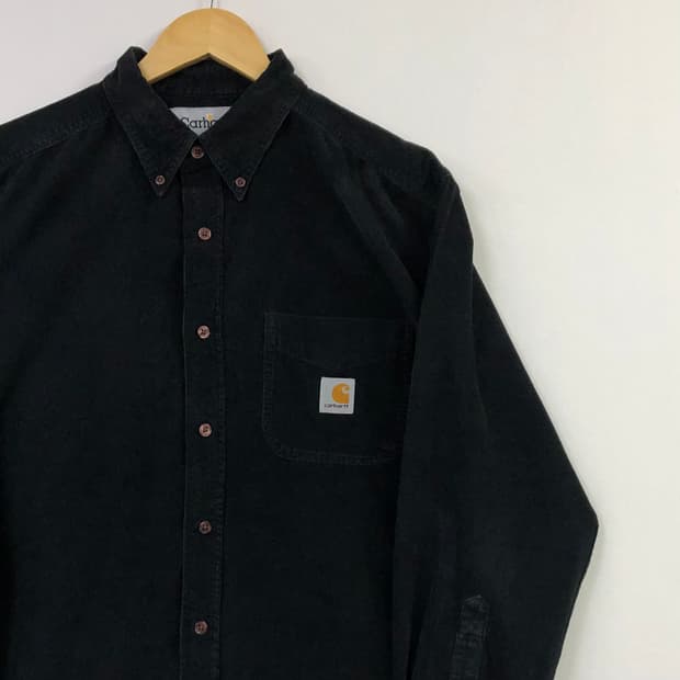 105 칼하트 블랙 코듀로이 셔츠