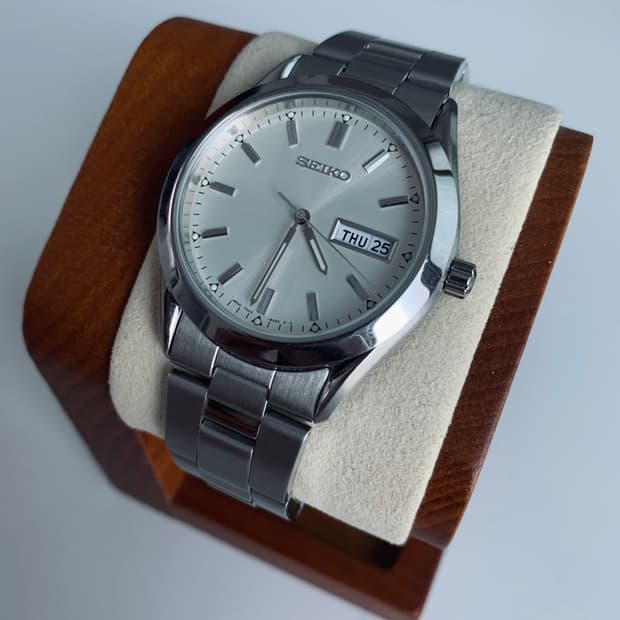 세이코 Seiko 쿼츠  데이 데이트
