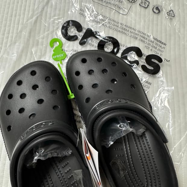 크록스 벨라 클로그 블랙 240 새상품