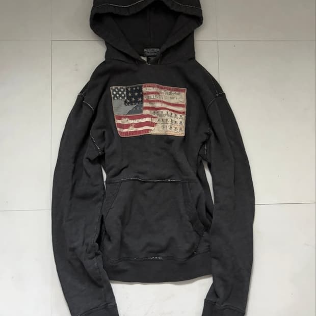 폴로 성조기 후드