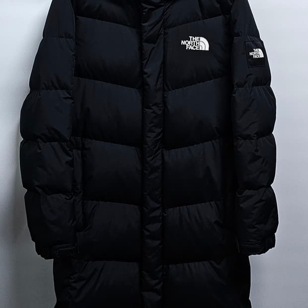 노스페이스 여성 구스롱패딩 S 90