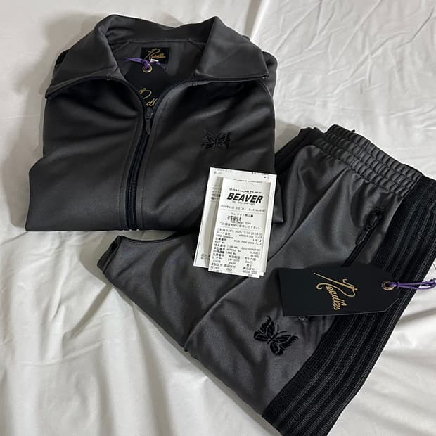 (새상품) 니들스 트랙 자켓 팬츠 세트 차콜 m 팬츠 xs 