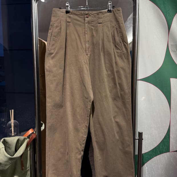 80-90s Ralph Lauren Country  투턱 팬츠 