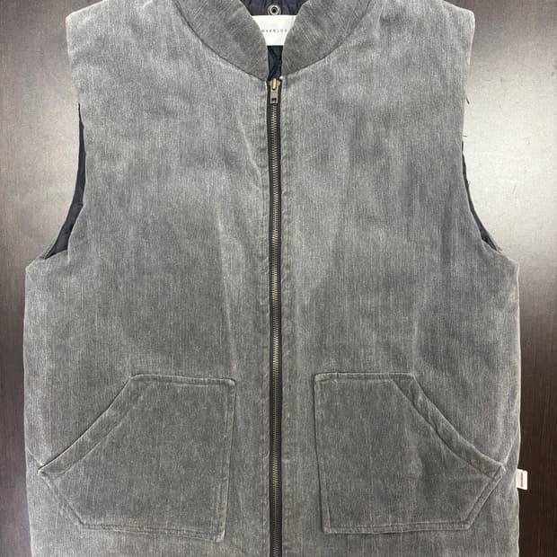 빈티지 패딩조끼