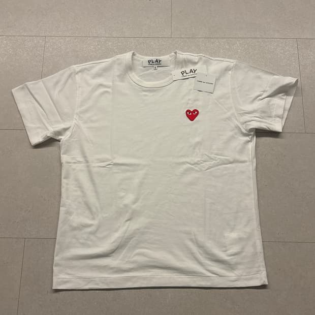 꼼데가르송 반팔티(XL) 남녀 공용