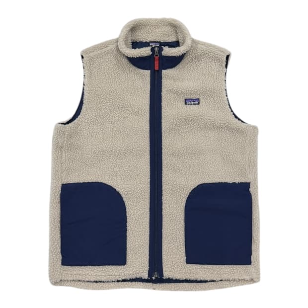 파타고니아 레트로 X 플리스 베스트 내츄럴 클래식 네이비 XXL