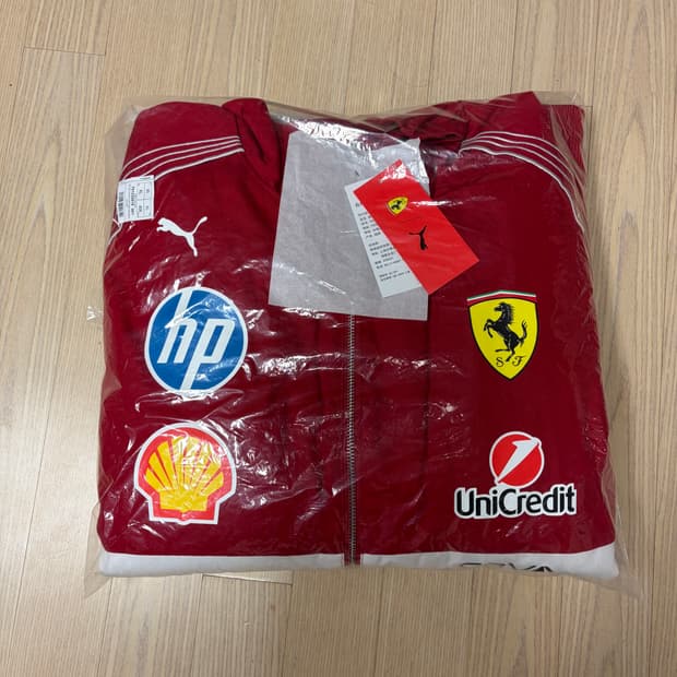 스쿠데리아 페라리 x 푸마 2025 팀 자켓 다크 체리