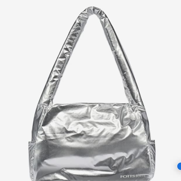 포츠포츠 푸퍼백 빅 실버