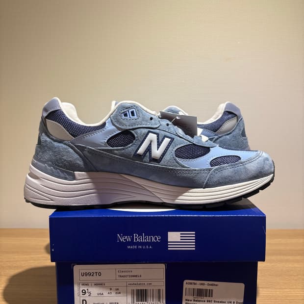 (새제품)뉴발란스 992 메이드 인 USA 더스크 샤워 280mm