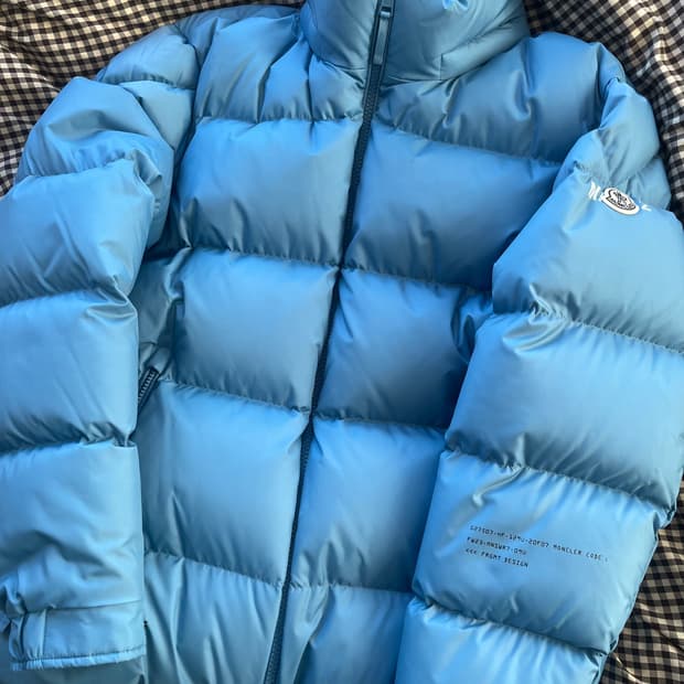 몽클레르 x 프라그먼트 / 아칸서스 쇼트 다운 자켓 라이트 블루 / 5