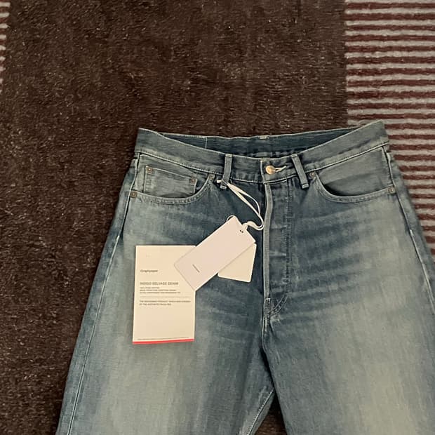 그라프페이퍼 / 와이드 스트레이트 셀비지 데님 / [1]