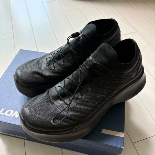 살로몬x꼼데가르송 옴므 펄사 플랫폼 블랙(280)