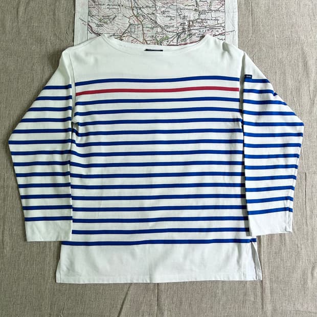 세인트 제임스 마리니에르 단가라 스트라이프 티 Made in France