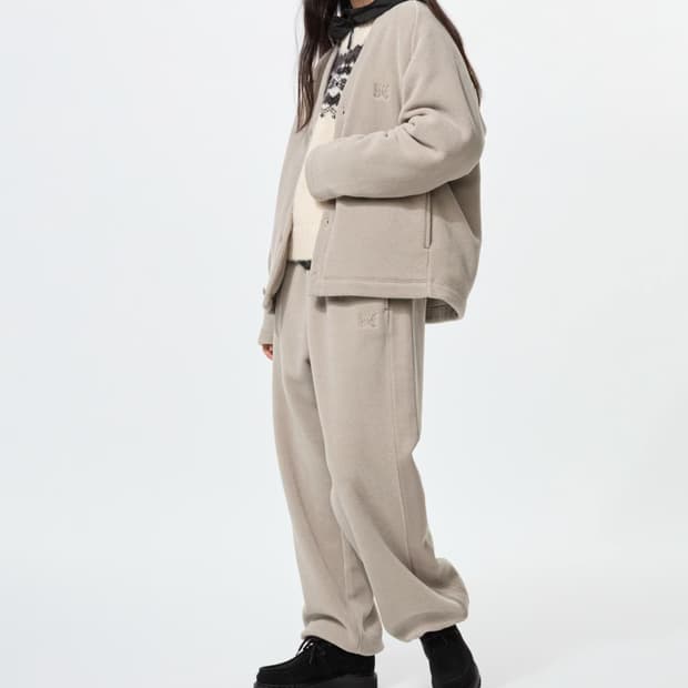 니들스x유니클로 베이지 팬츠 L