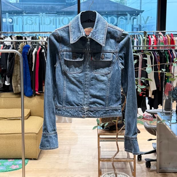 리바이스 데님 버클 자켓 