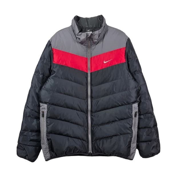 나이키 스우시 올드스쿨 배색 덕다운 패딩 105