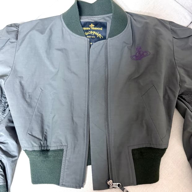 비비안웨스트우드 블루종 자켓