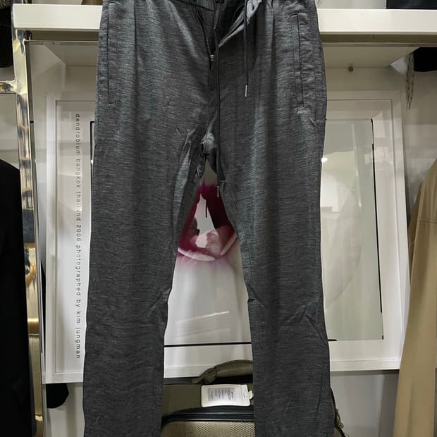 띠어리/그레이 밴딩조거팬츠