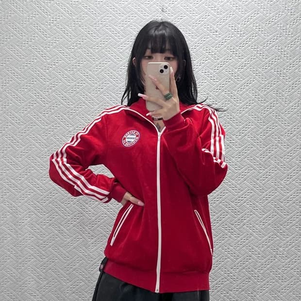 아디다스 올드스쿨 FC 바이에른 뮌헨 져지 집업 100 C12239