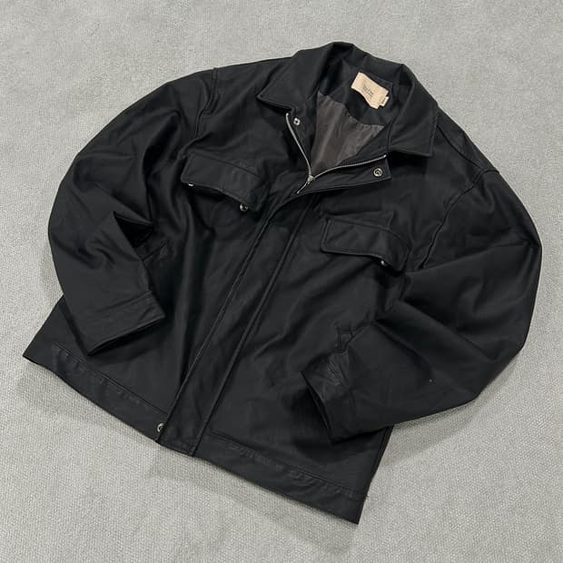 Sen Tler 블랙 레더 자켓 L