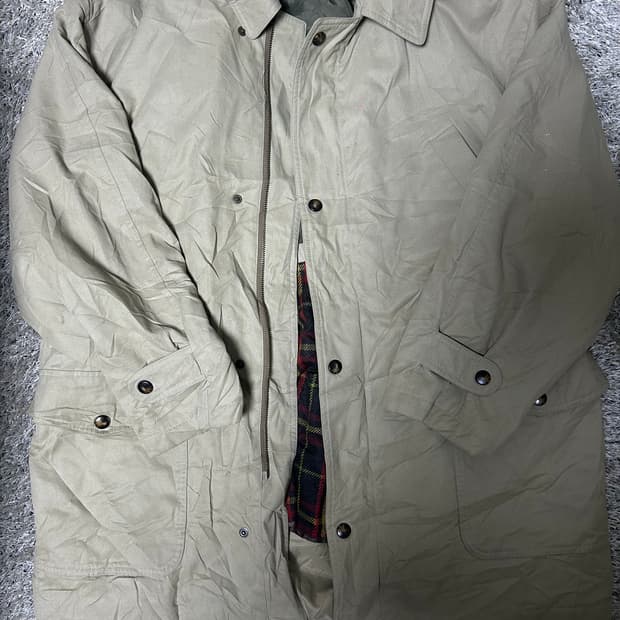 일본판 베이지 코트 내피포함 사이즈 105-110