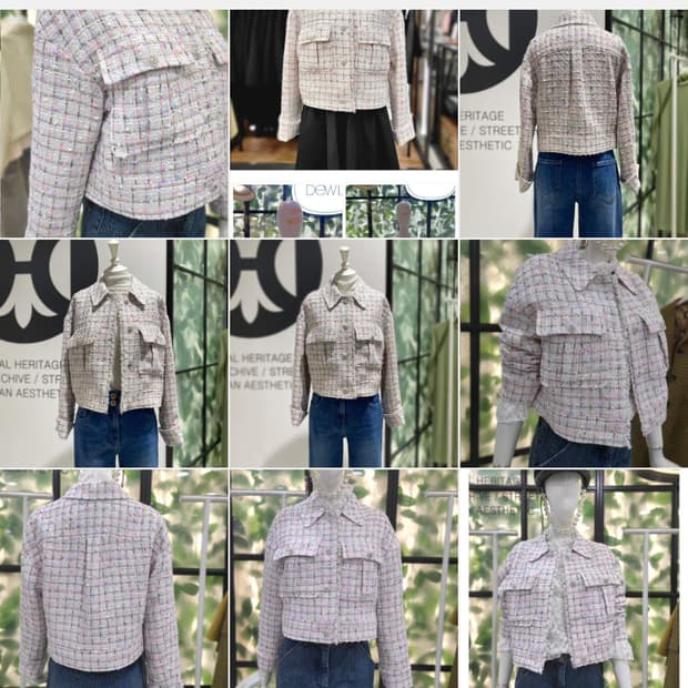 듀엘 479000원 트위드자켓 23년