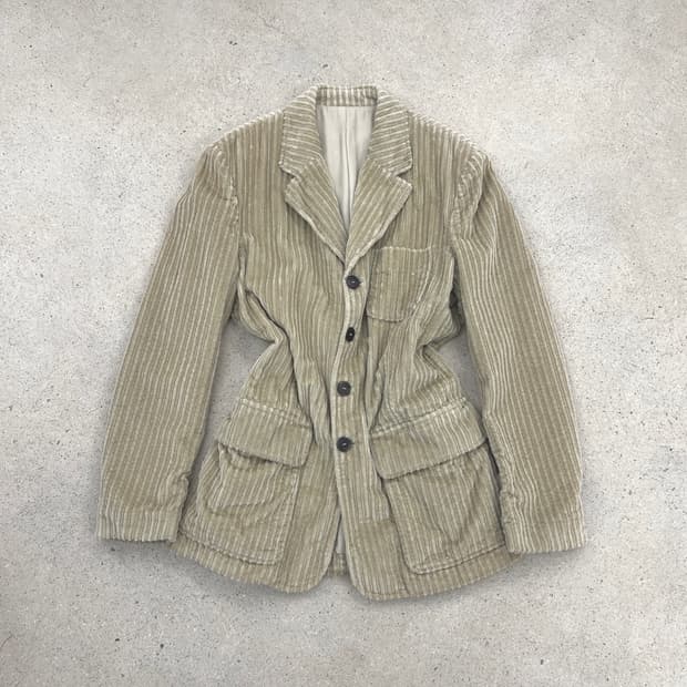 아이스버그 90s 와이드 웨일 코듀로이 블레이저