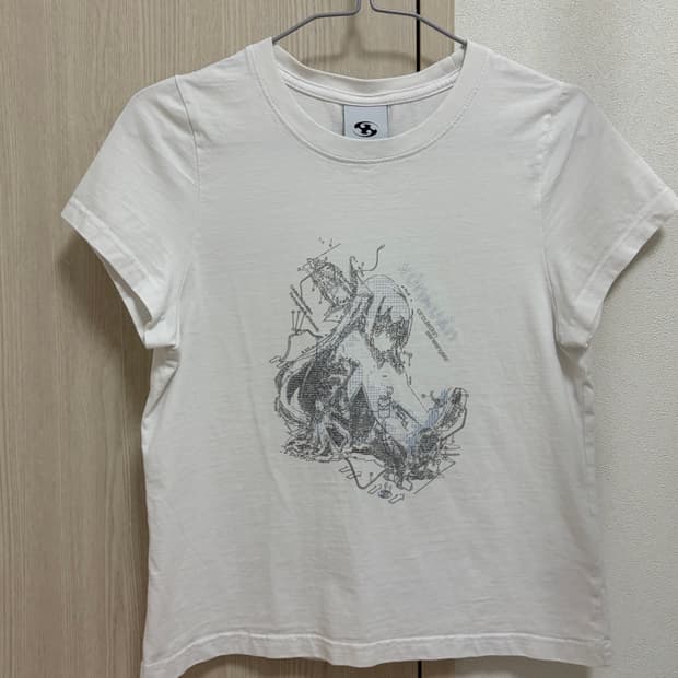 산산기어 우먼 순환 티셔츠 화이트