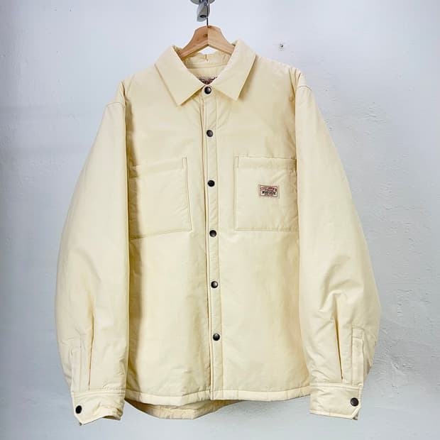 스투시 패디드 테크 오버 셔츠 네츄럴