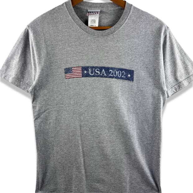 00S 미국생산 성조기 그래픽 티셔츠3020