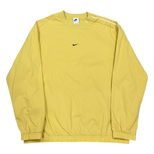 나이키 에센셜 방풍 바람막이 맨투맨 옐로우 XL