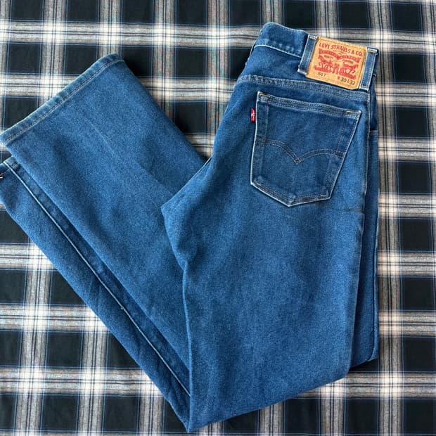 Levis 부츠컷 리바이스 517 데님 청바지 W30 L32