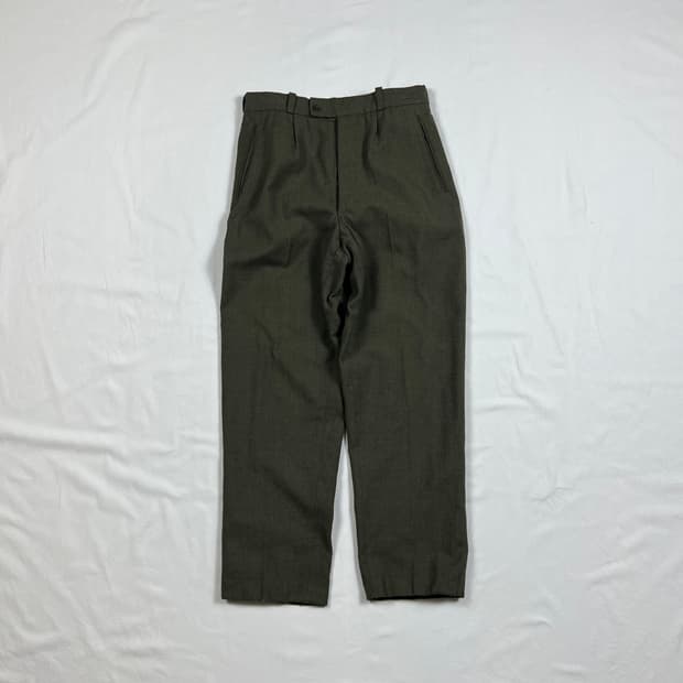 70’s belgian army 울 팬츠 바지