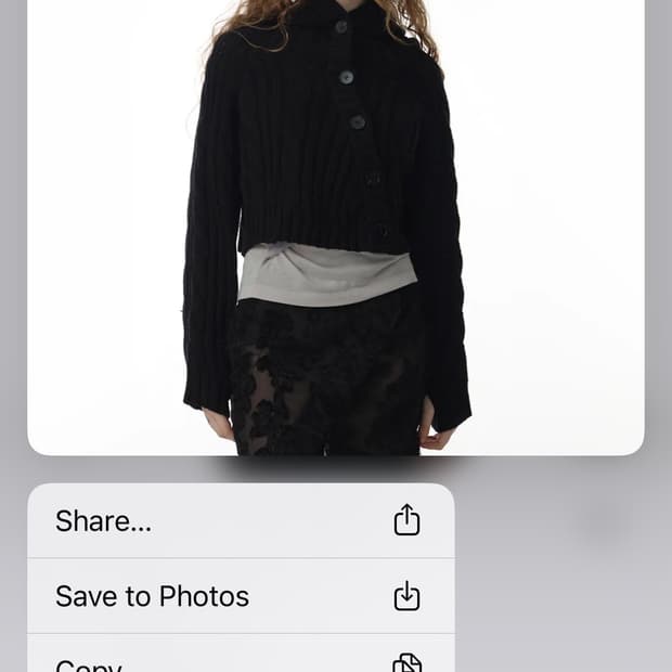 밀로우먼 버튼 후드 볼레로 가디건 블랙