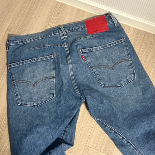 리바이스 502 데님진 레드라벨 