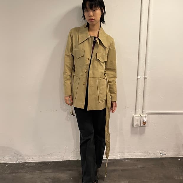 [SAKK] Trench coat (mid length)